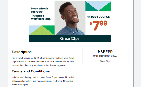 great clips mens cut price