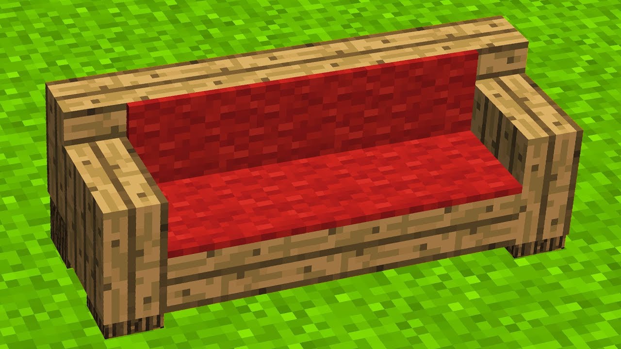 how to make a couch on minecraft