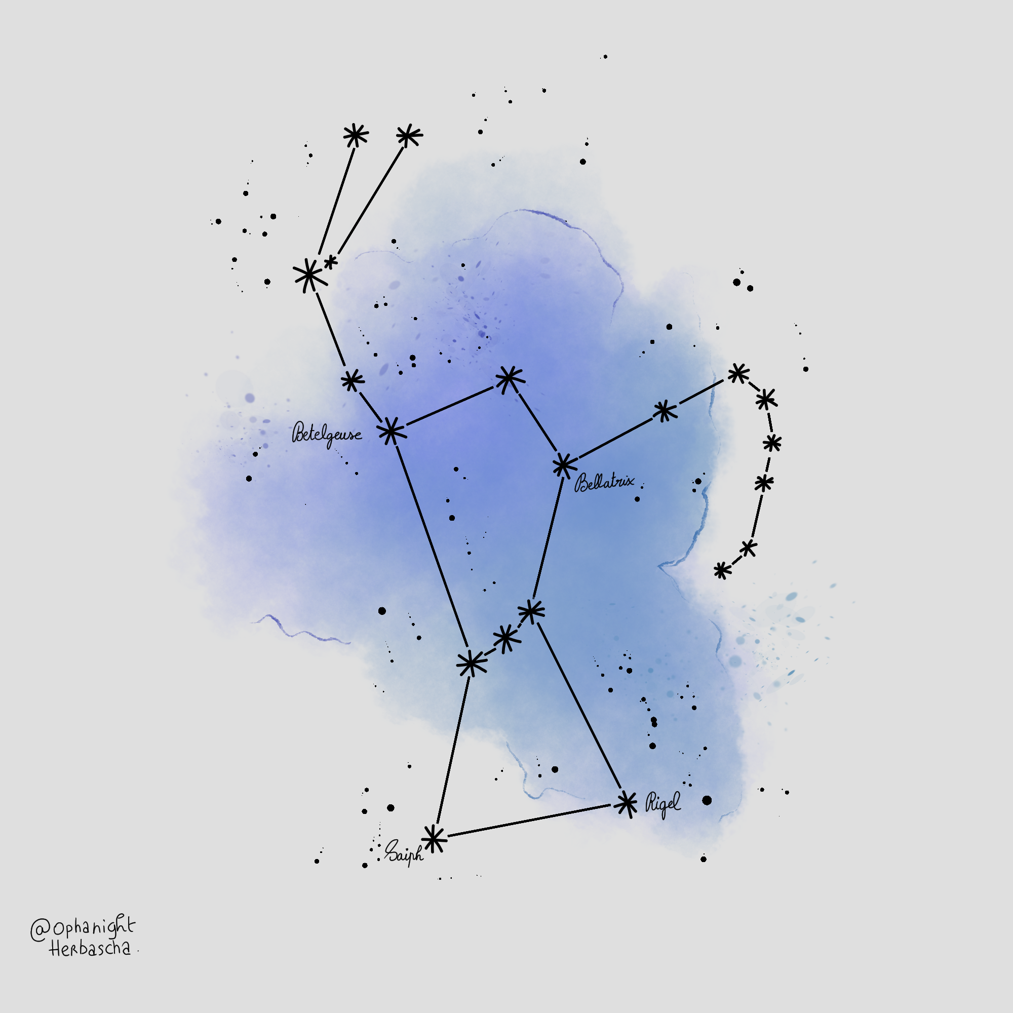 orion constellation tattoo