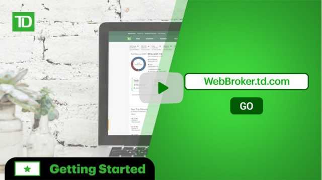 td webbroker login