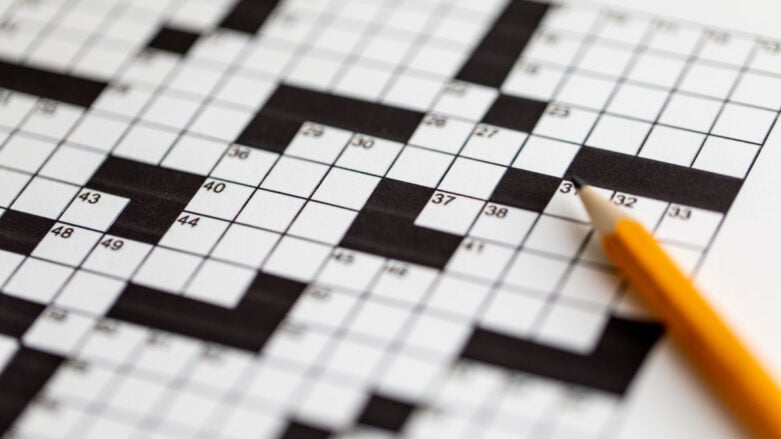 crossword clue bond