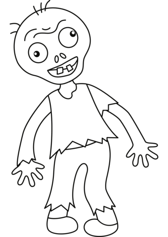 coloring pages of zombies