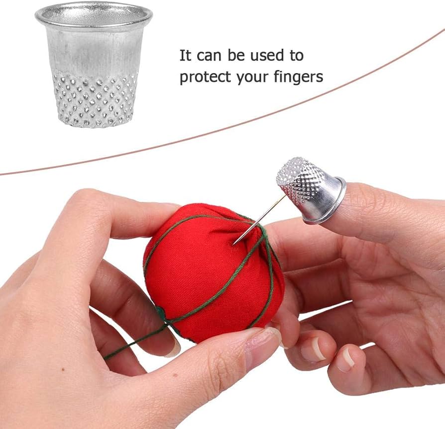 cap used to protect the end of finger when sewing