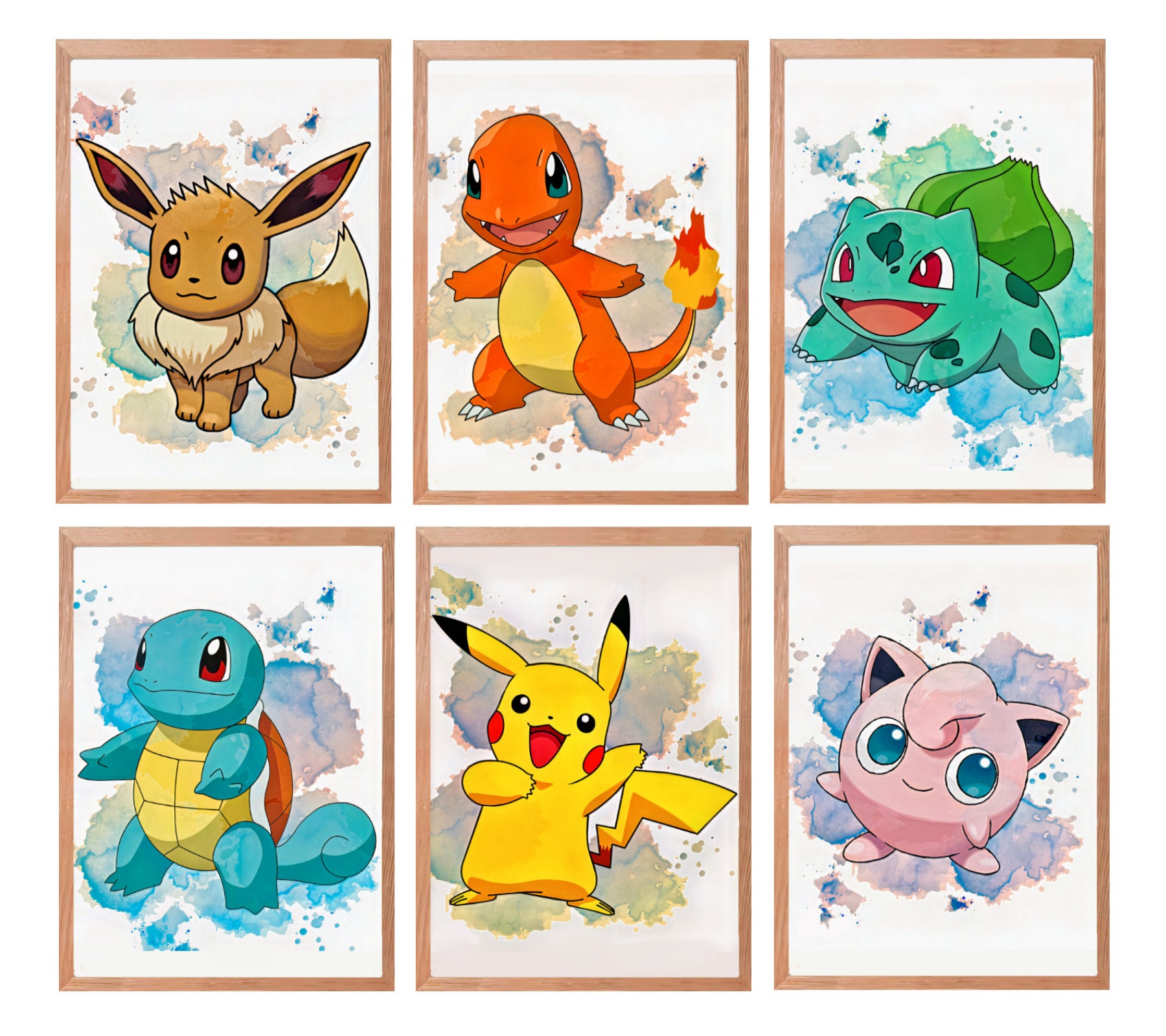 pokemon wall painting