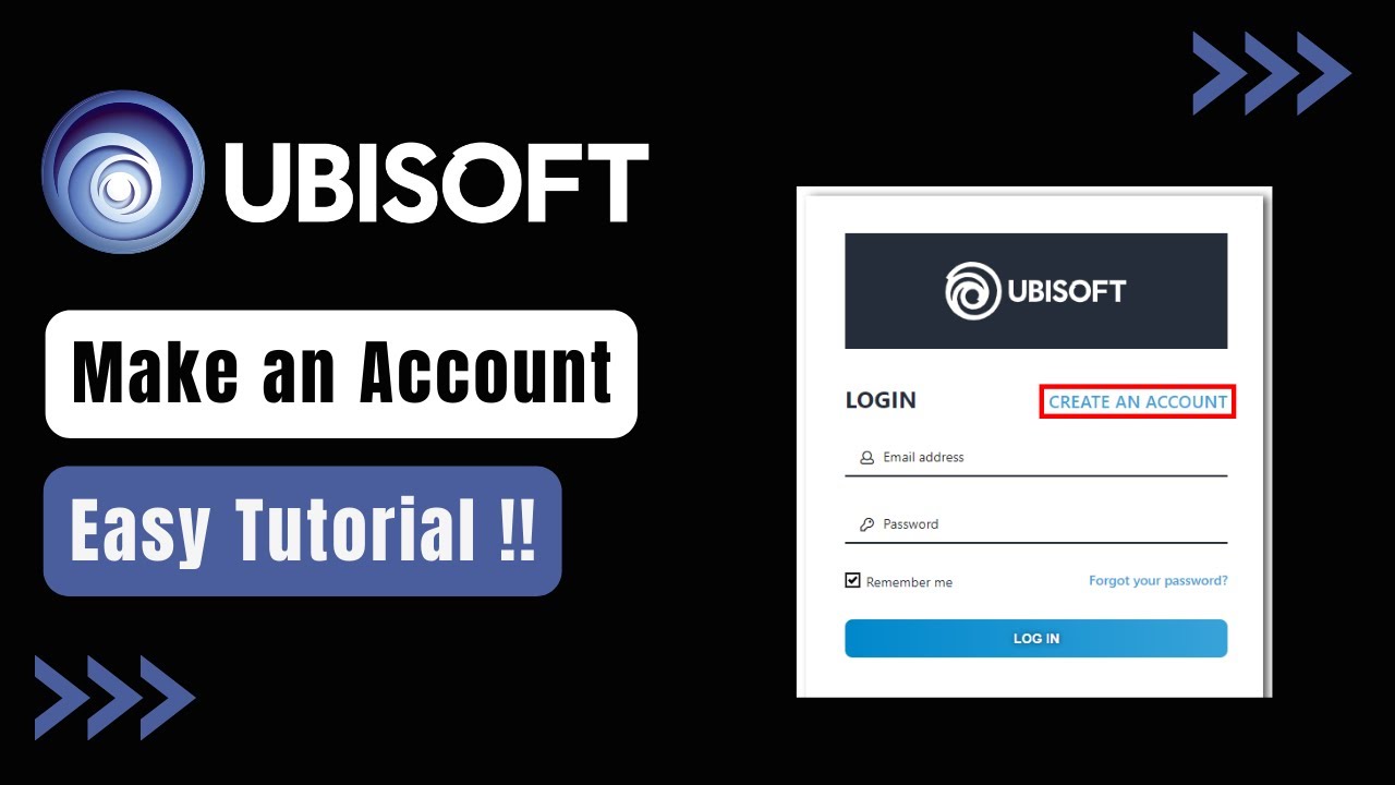 create a ubisoft account