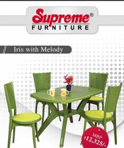 supreme plastic table price