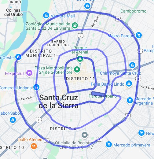 google maps santa cruz bolivia