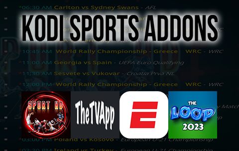 sport addons for kodi