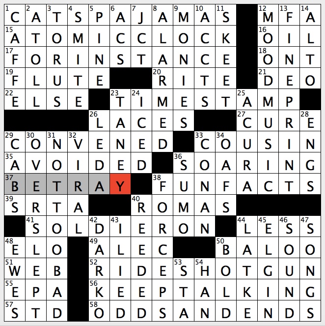 some cats nyt crossword