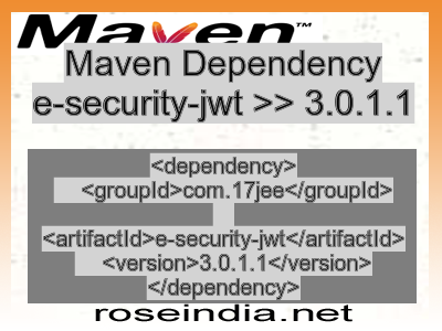 jwt maven dependency