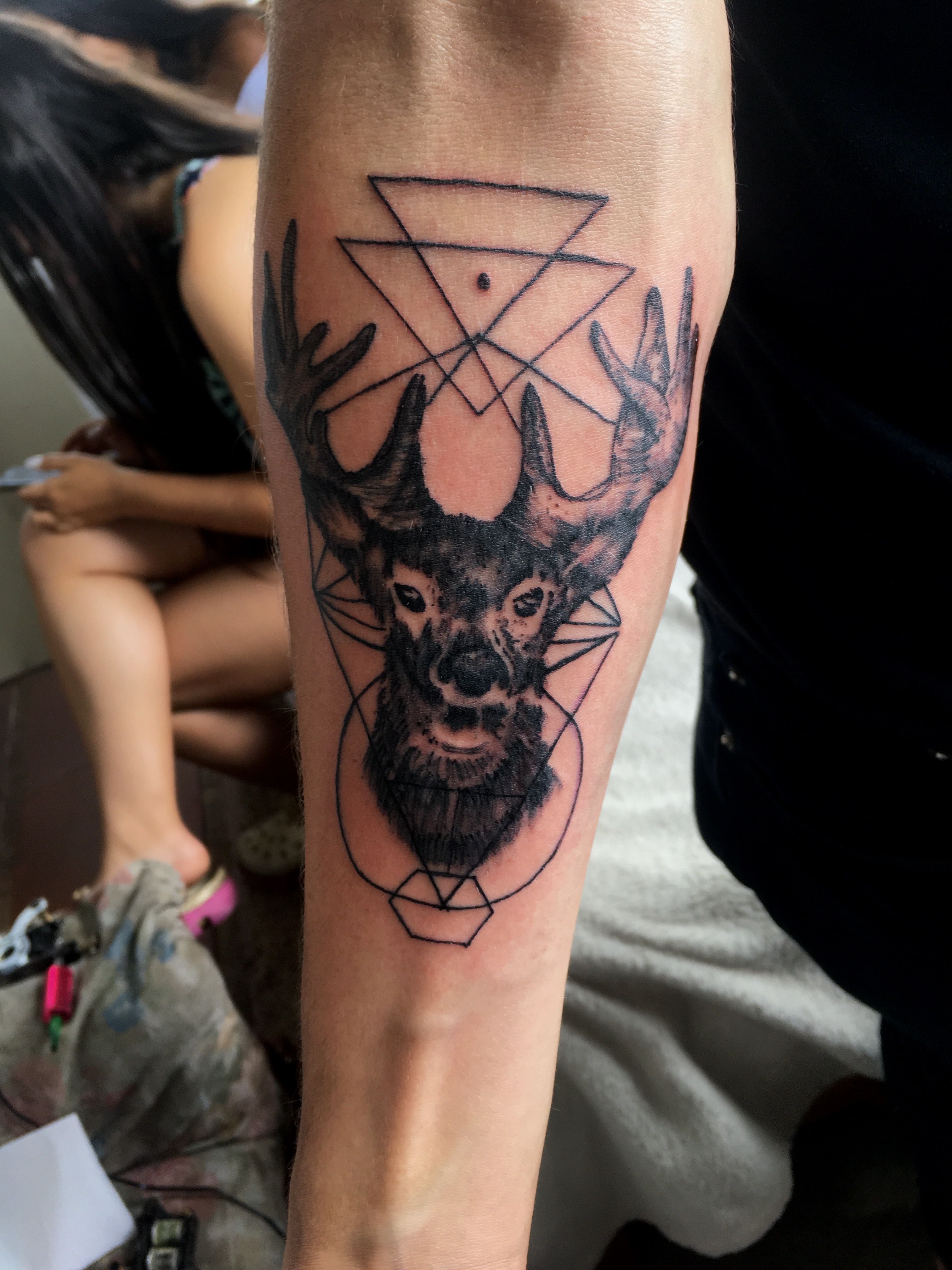 tatuaje de reno