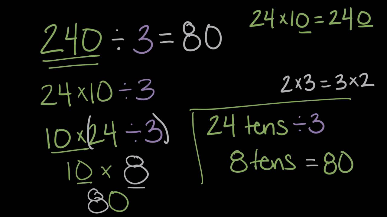 240 divided by 3
