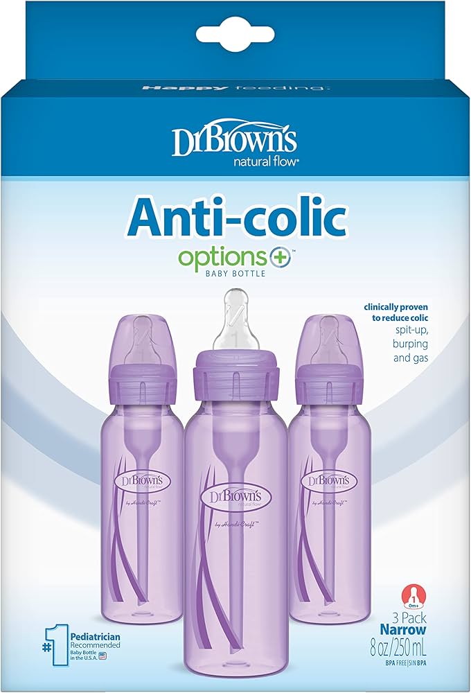 4 oz purple dr brown bottles