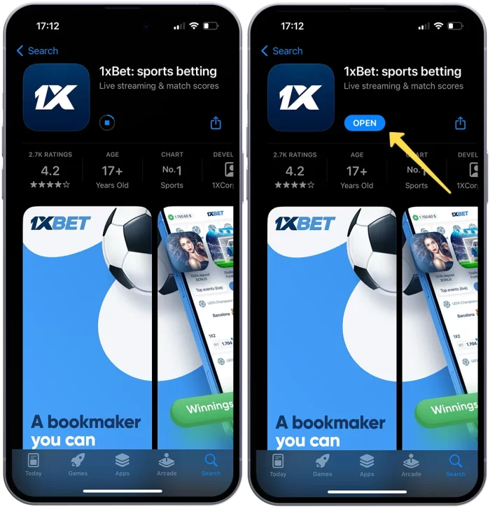 1xbet ios