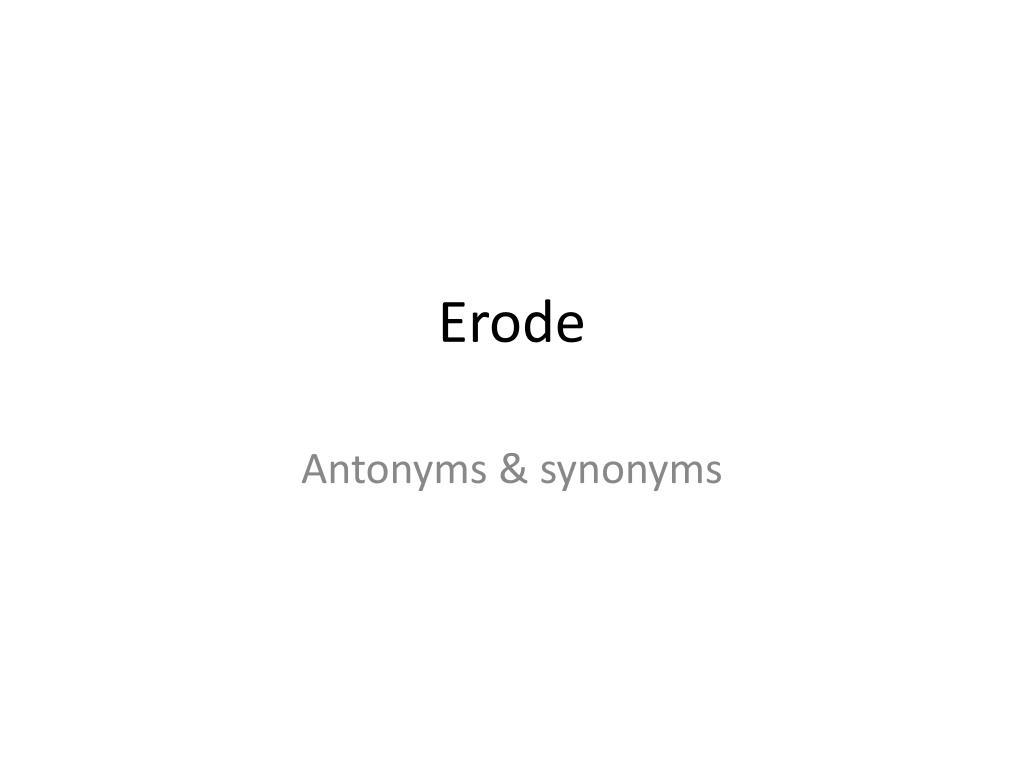 erode synonym