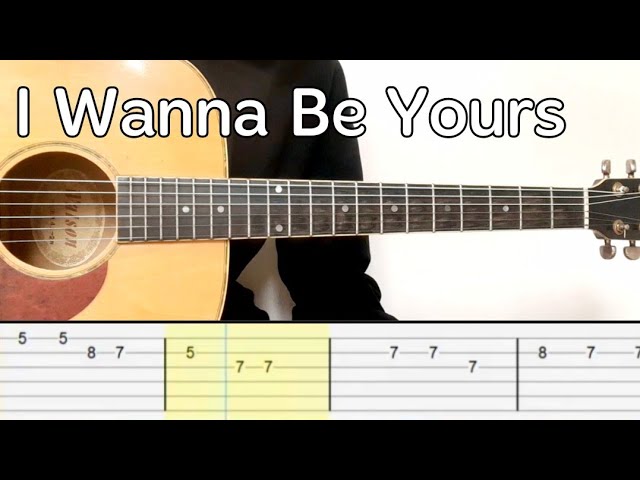 i wanna be yours chords