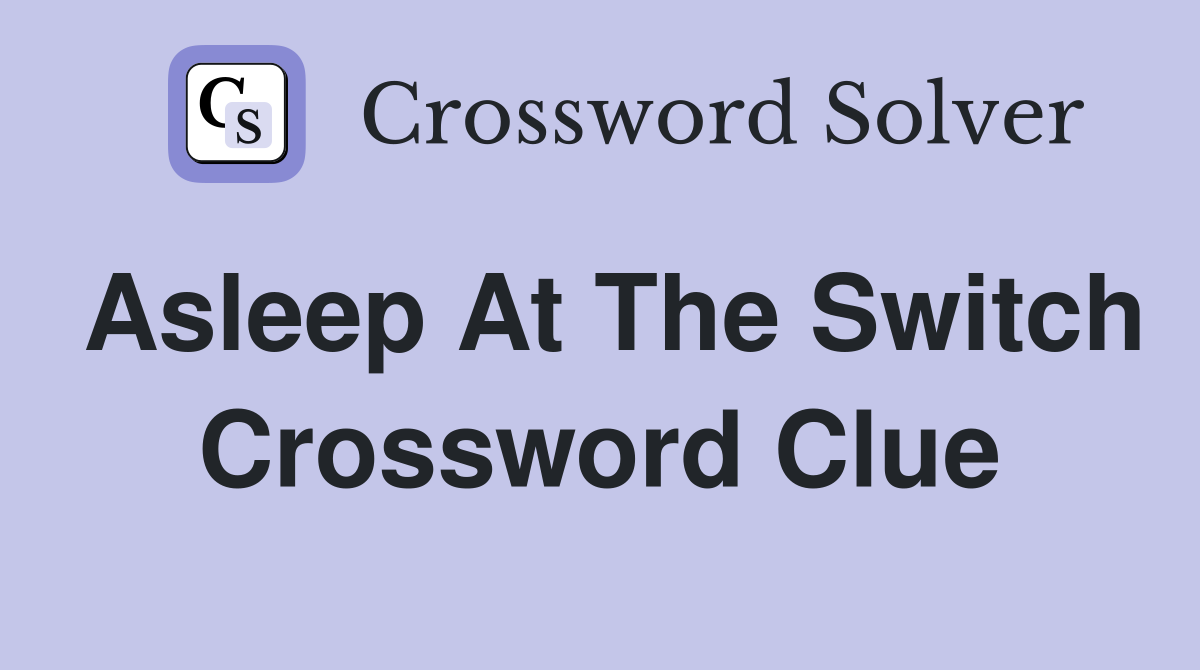 on/off switch crossword clue