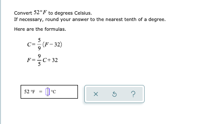 52 celsius to fahrenheit