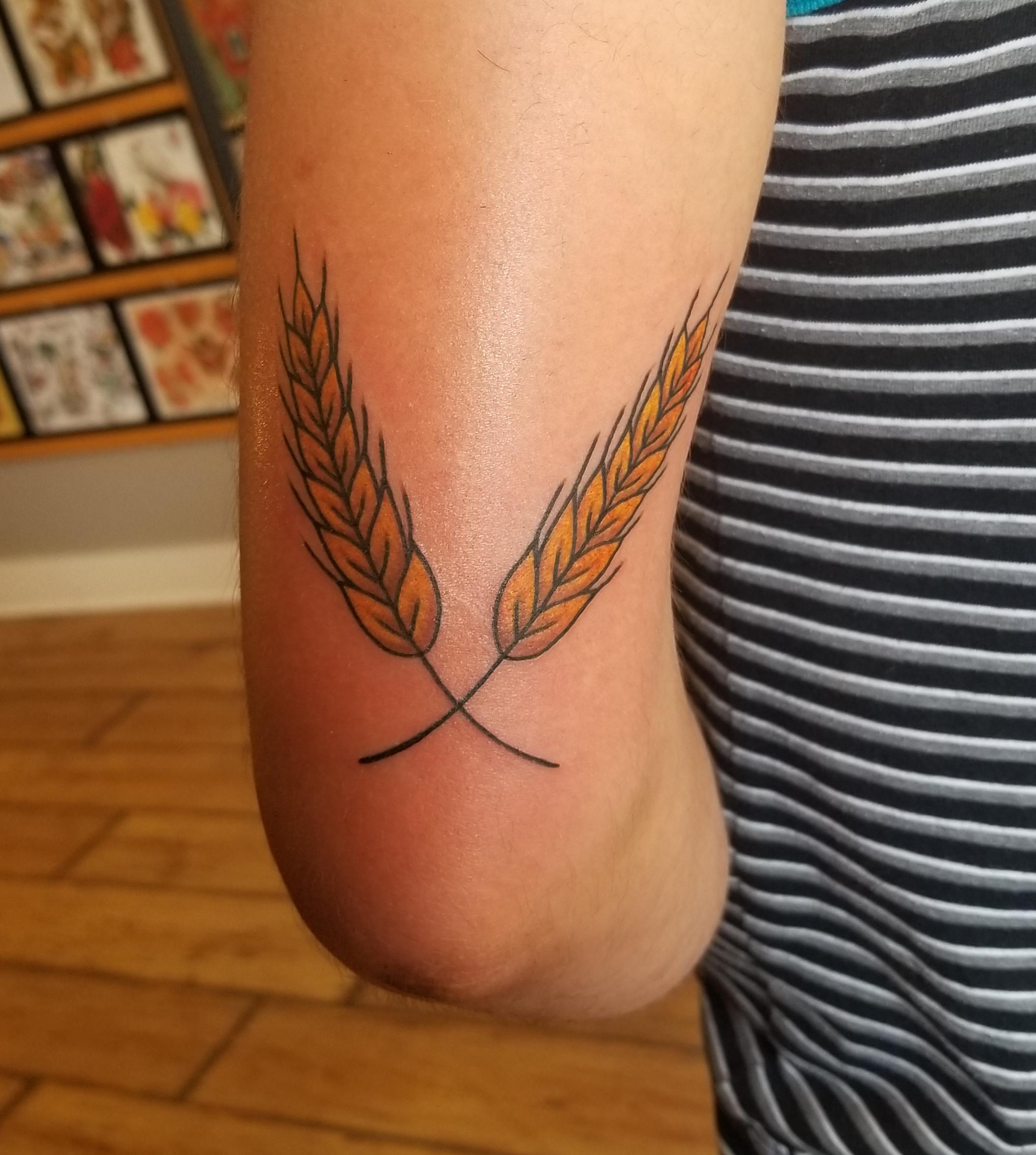 wheat tattoo