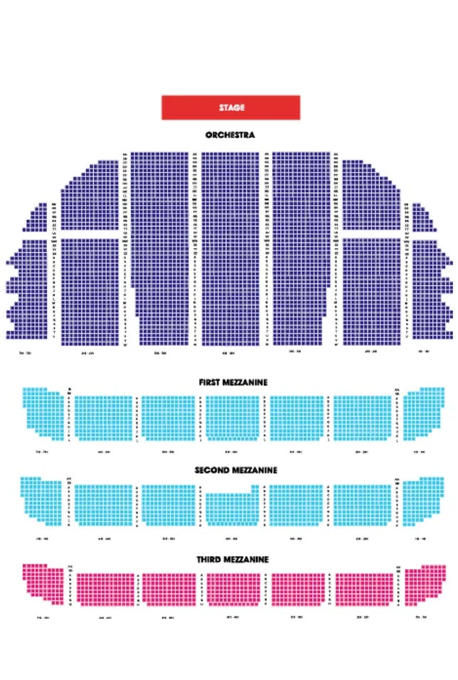 seating chart radio city