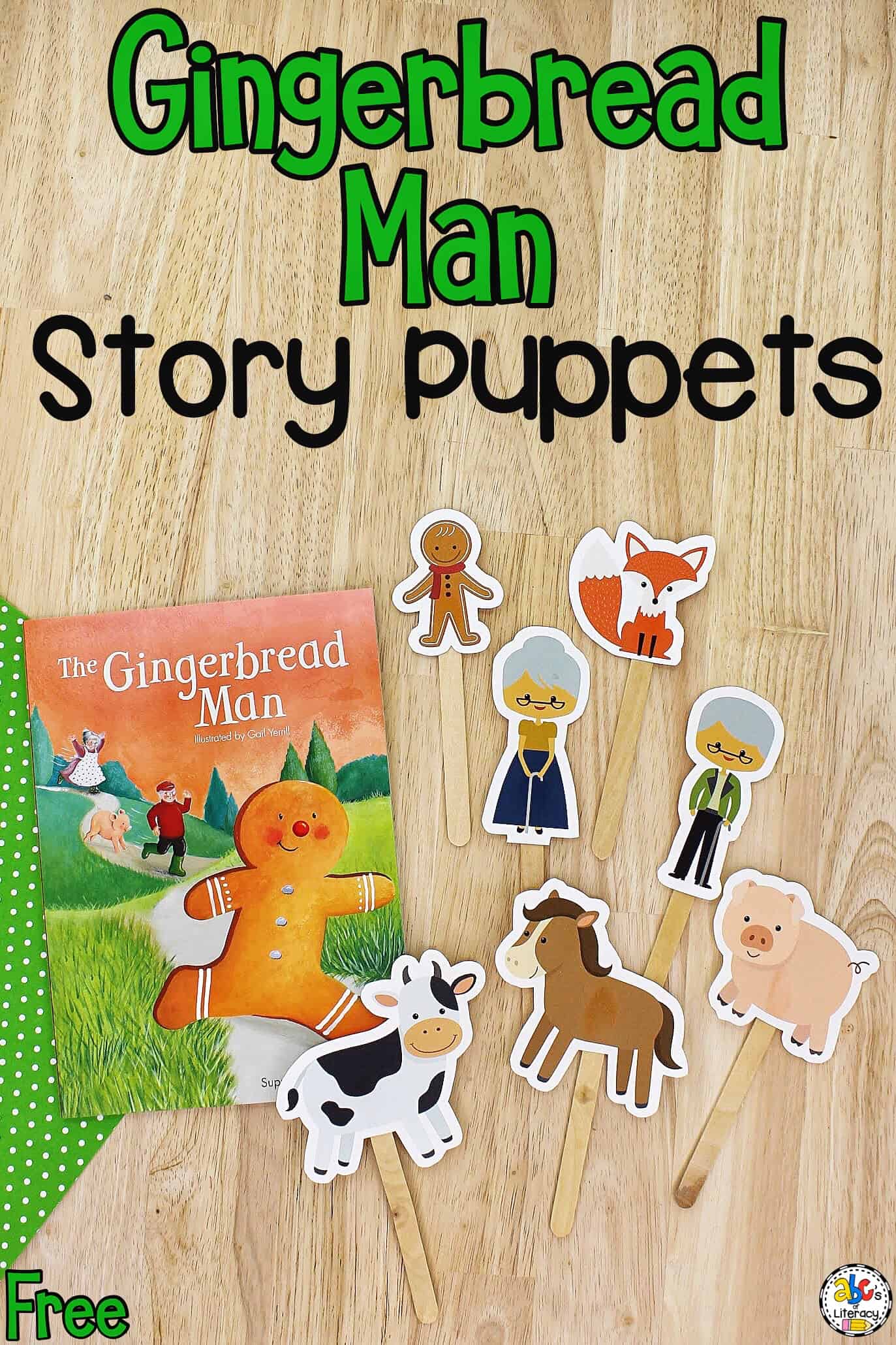 gingerbread man story props