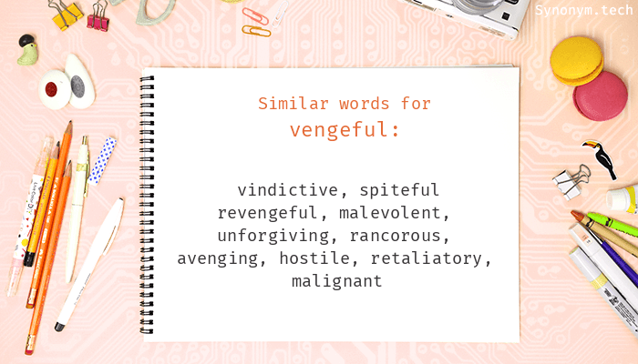 antonym for vengeful