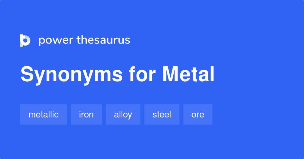 metal synonym