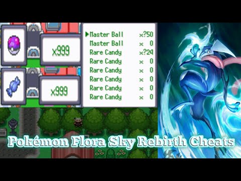 pokemon flora sky cheats