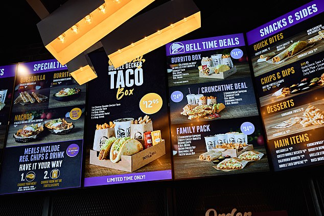 taco bell australia menu