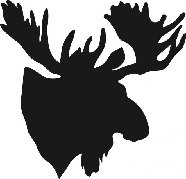 moose silhouette head