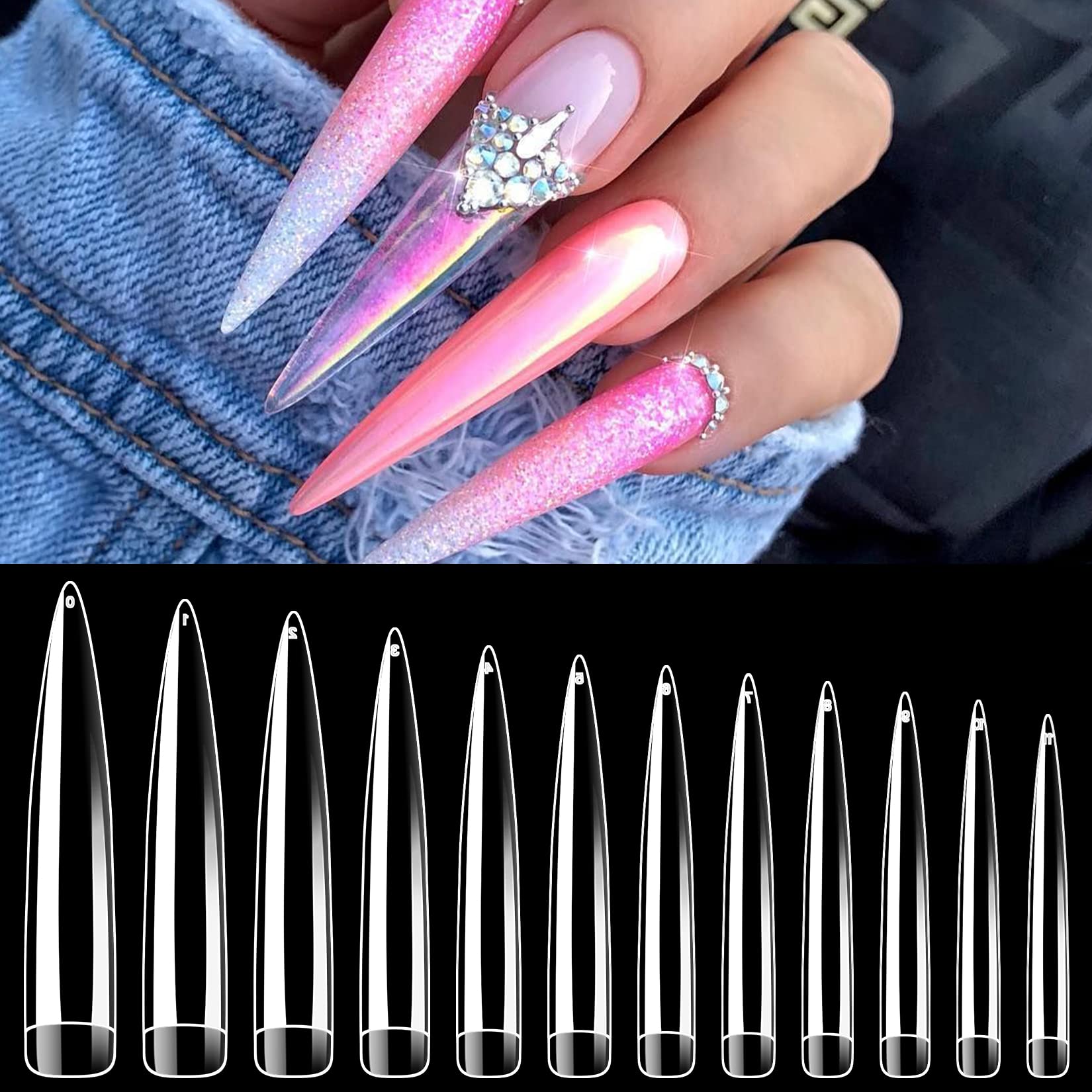 longest stiletto nails