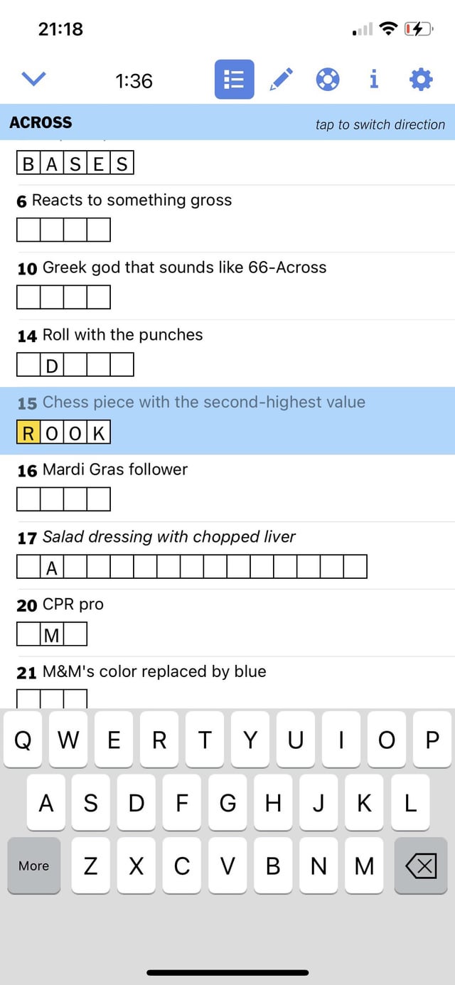 undefined crossword clue