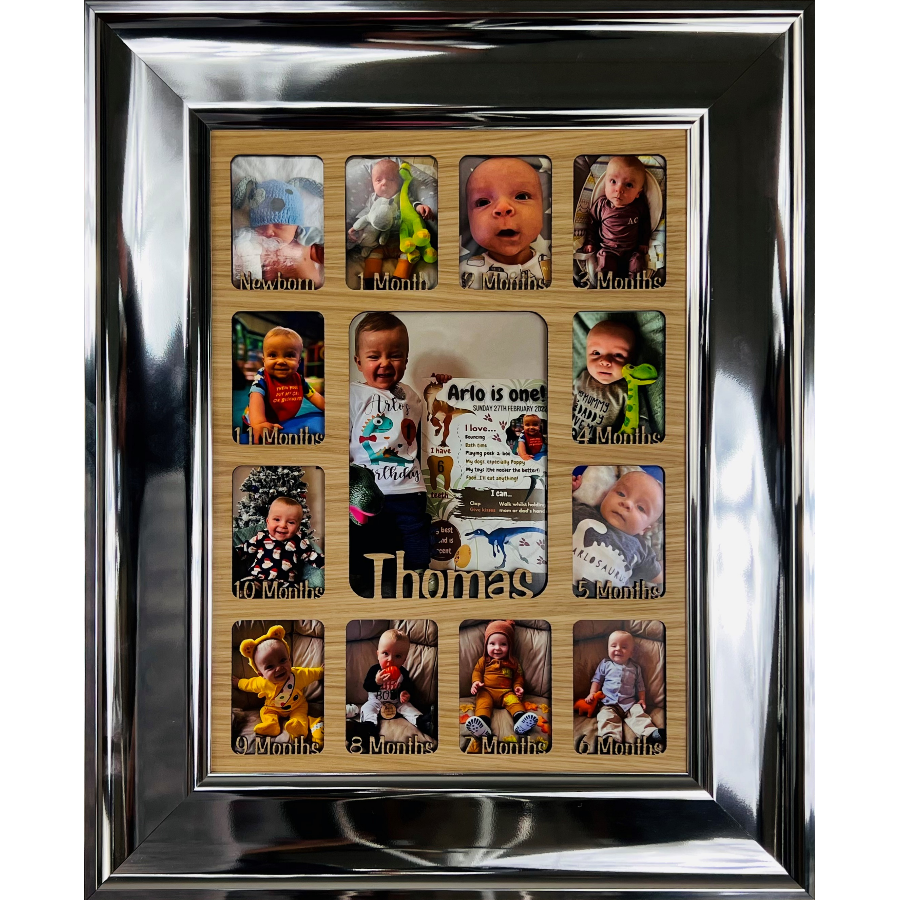 12 month photo frame