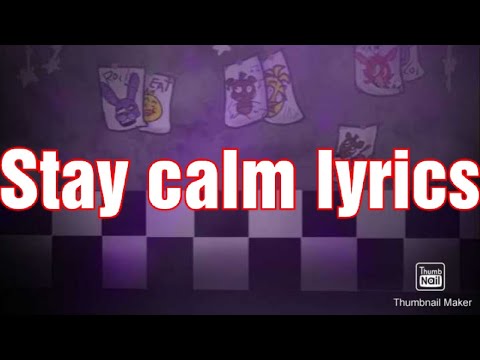 stay calm lyrics