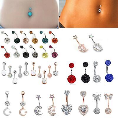 stainless steel belly piercing