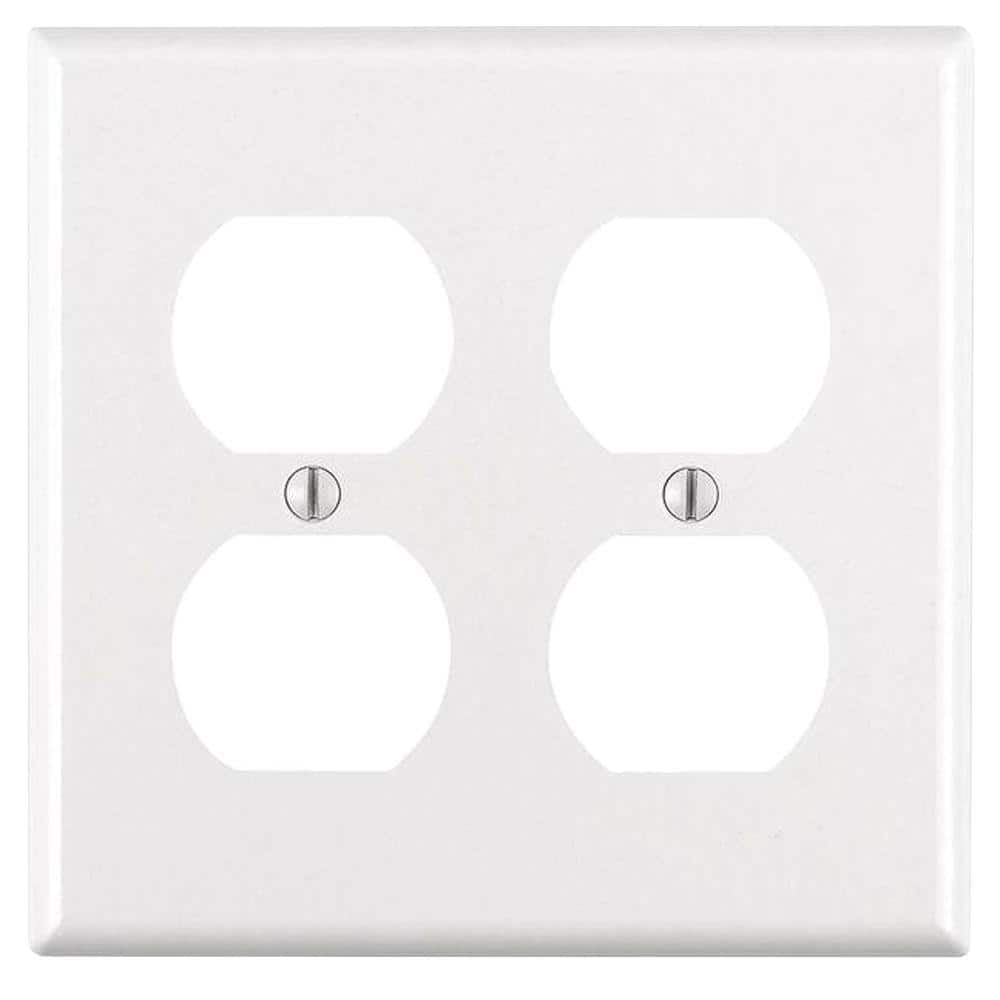 duplex receptacle wall plate