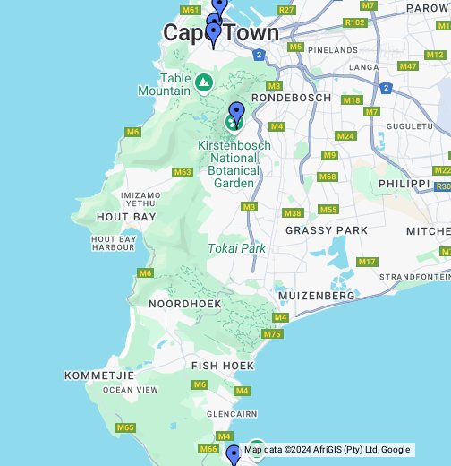 google maps cape town