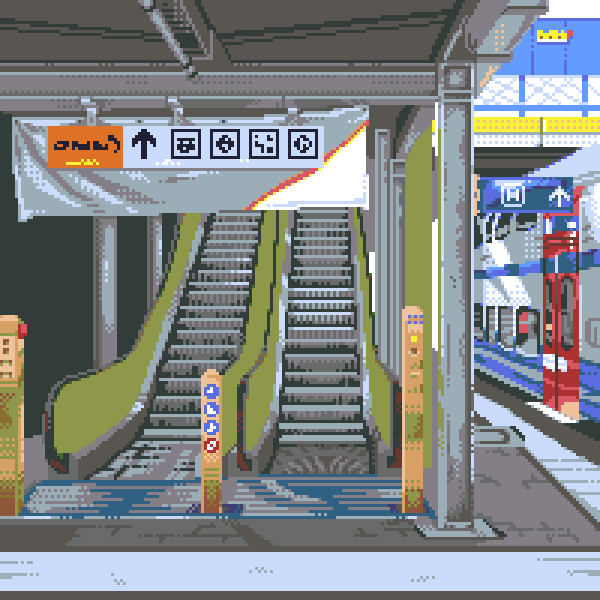 trainstation pixel