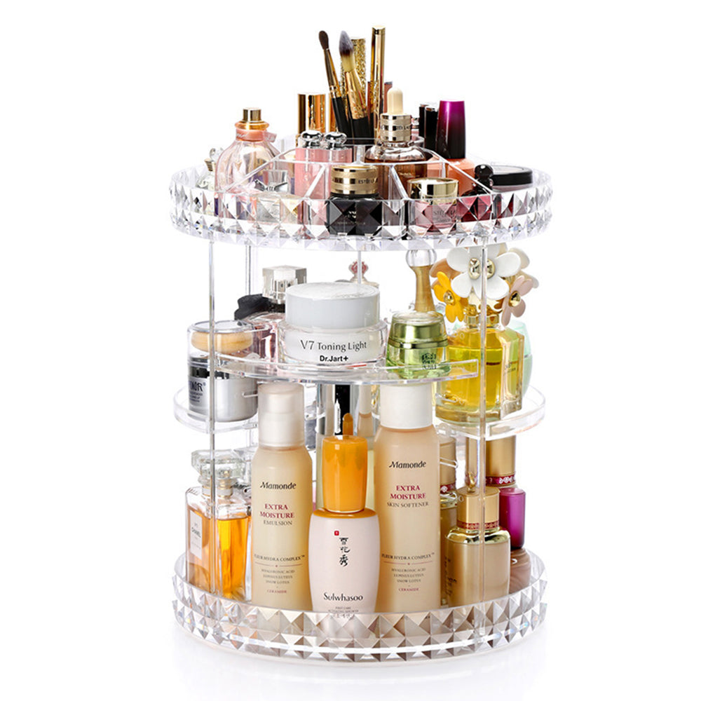 360 rotation cosmetic organizer