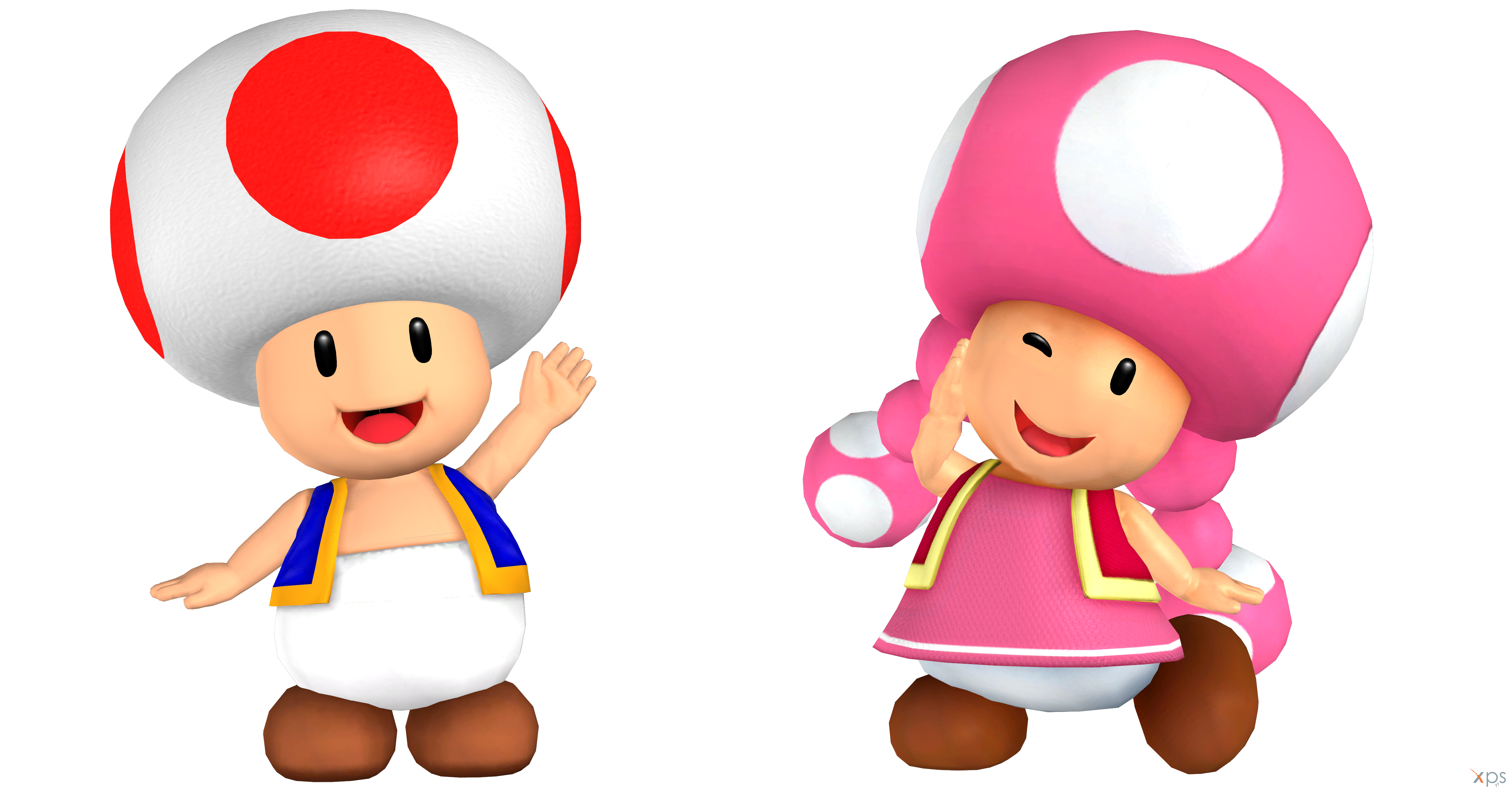 toad and toadette