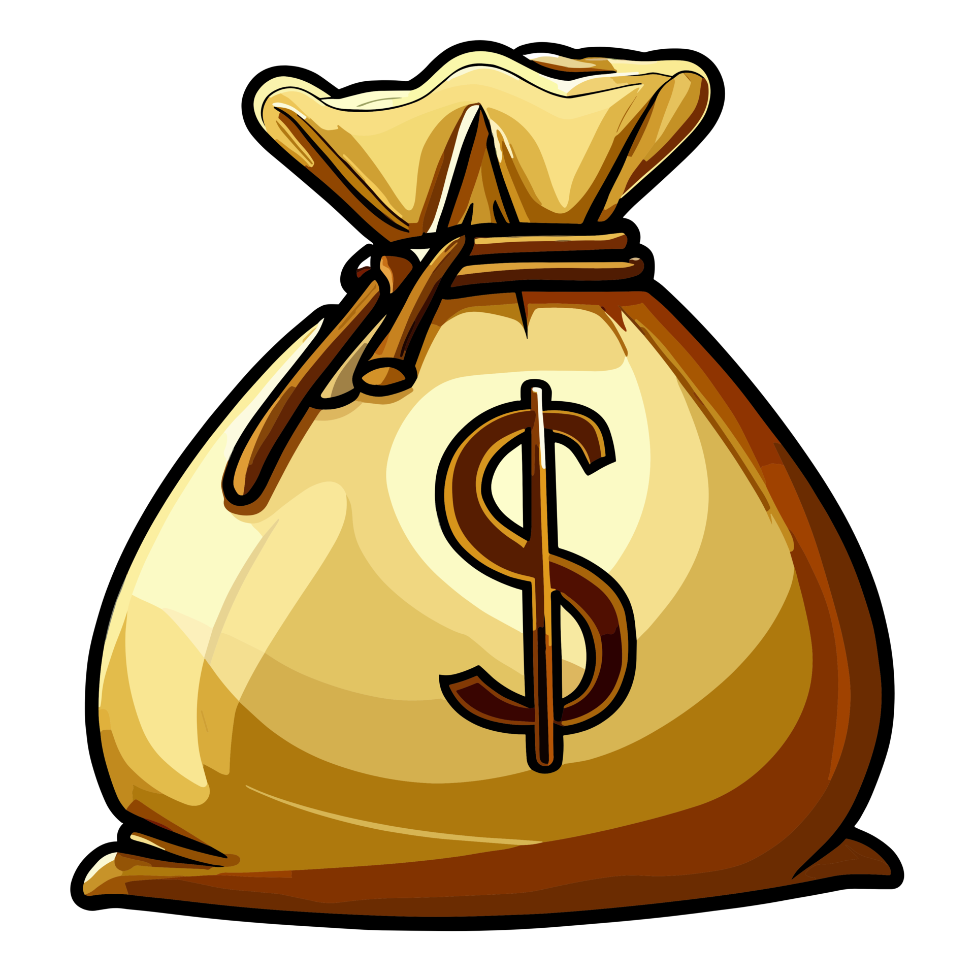 clipart bag of money