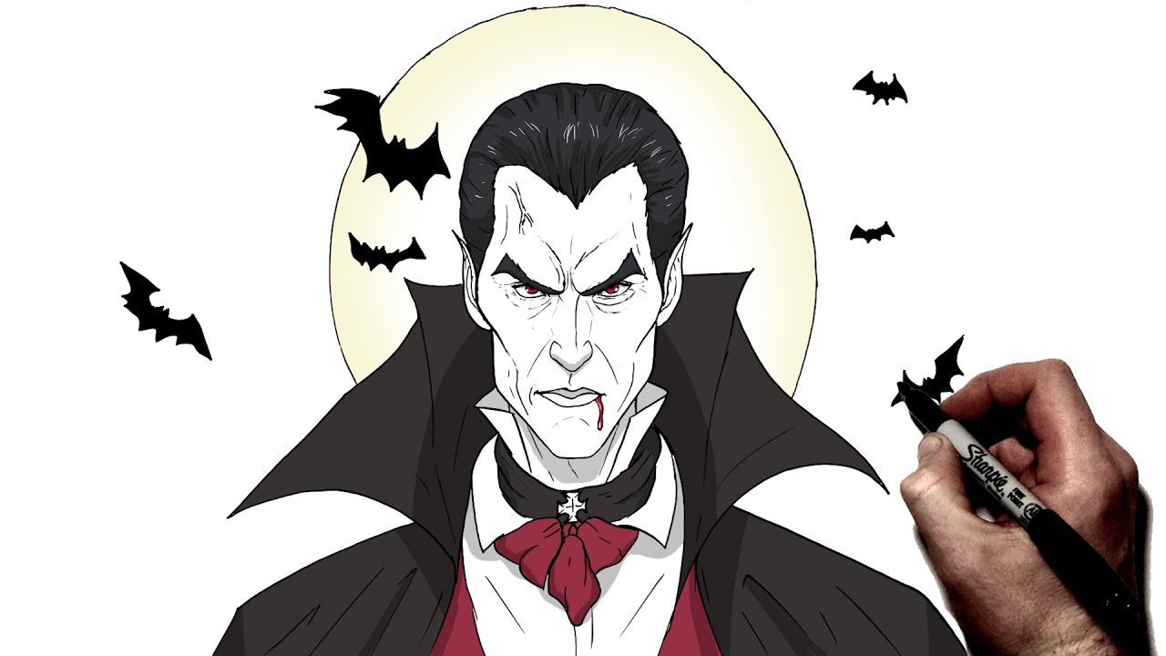 dracula drawing