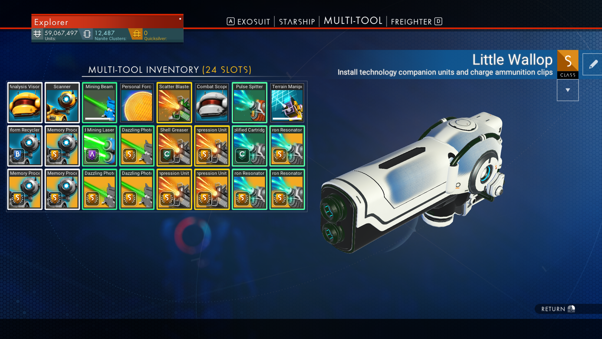 no mans sky multi tool slots