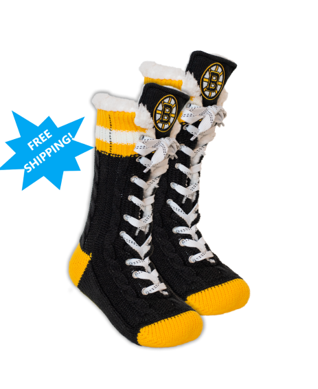 boston bruins hockey socks