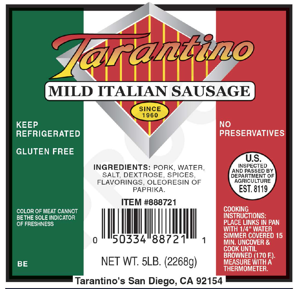 costco sausage nutrition