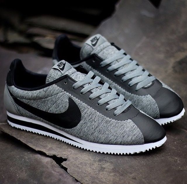 nike cortez gray