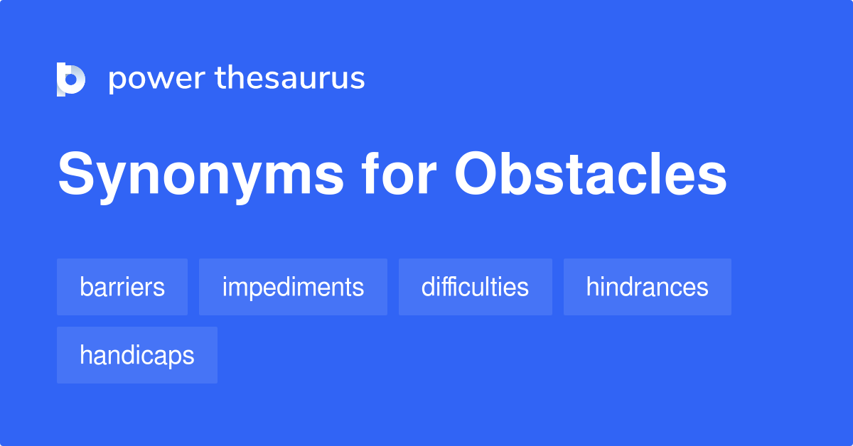 obstacle synonym