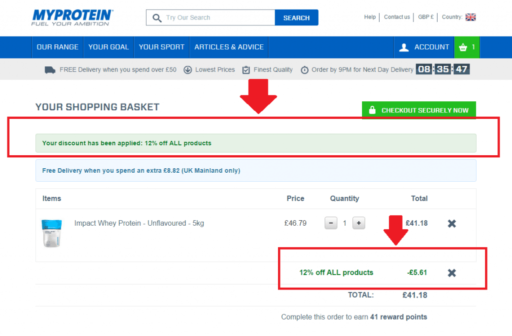 myprotein discount code influencer