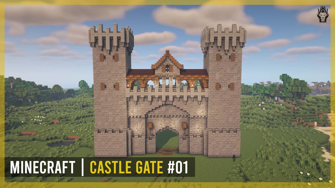 castle gate in minecraft