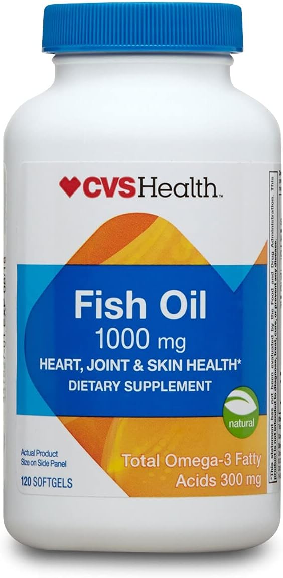 cvs health fish oil 1000mg